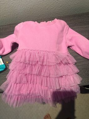 Habitual Pink Baby Tee with Soft Knit Collar